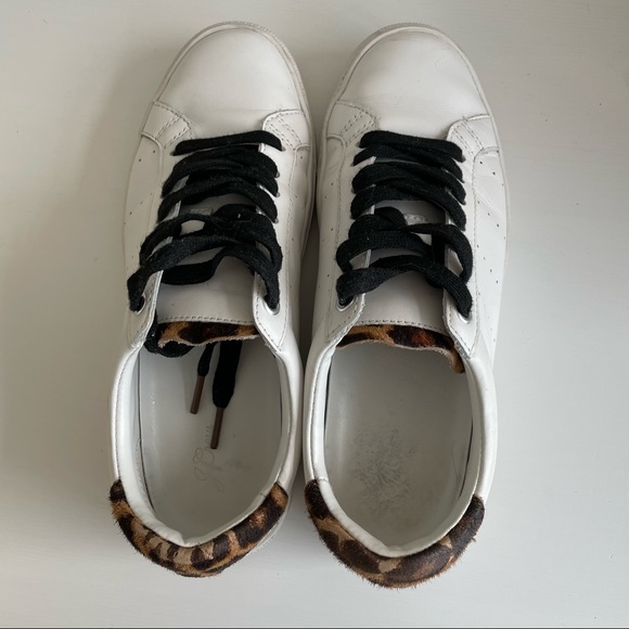 J. Crew Saturday sneakers with leopard calf hair detail - Picture 3 of 11